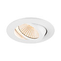 SLV ceiling recessed luminaire NEW TRIA� UNIVERSAL round IP20, white dimmable