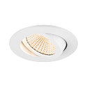 SLV ceiling recessed luminaire NEW TRIA� UNIVERSAL round IP20, white dimmable