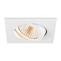 ceiling recessed luminaire NEW TRIA� UNIVERSAL square IP20, white dimmable