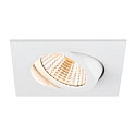 SLV ceiling recessed luminaire NEW TRIA� UNIVERSAL square IP20, white dimmable
