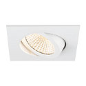 SLV ceiling recessed luminaire NEW TRIA� UNIVERSAL square IP20, white dimmable