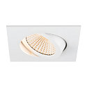SLV ceiling recessed luminaire NEW TRIA� UNIVERSAL square IP20, white dimmable