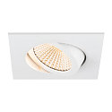 SLV ceiling recessed luminaire NEW TRIA� UNIVERSAL square IP20, white dimmable