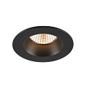 SLV ceiling recessed luminaire NEW TRIA� UNIVERSAL round IP20 / IP65, black dimmable