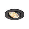 SLV recessed ceiling ring NEW TRIA� 95 round, black