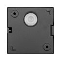 SLV outdoor ceiling luminaire S-CUBE down, square, rigid, CCT Switch IP65, anthracite dimmable