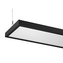 SLV pendant luminaire WORKLIGHT PRO up / down, DALI controllable, UGR < 19 IP20, black dimmable