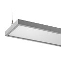 SLV pendant luminaire WORKLIGHT PRO up / down, DALI controllable, UGR < 19 IP20, grey dimmable