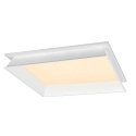 ceiling luminaire PANEL V 600 ON-OFF CCT Switch, UGR < 19, switchable IP54 / IP40, white, lacquered 