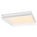 ceiling luminaire PANEL V 625 ON-OFF CCT Switch, UGR < 19, switchable IP54 / IP40, white, lacquered 