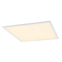 SLV ceiling luminaire PANEL V 625 DALI DALI controllable, CCT Switch, UGR < 19 IP54 / IP40, white, lacquered dimmable