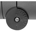 SLV outdoor wall luminaire R-CUBE round, CCT Switch, cardanic swivelling IP65, anthracite dimmable