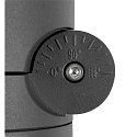 SLV socket luminaire R-CUBE 35 round, CCT Switch, cardanic swivelling IP65, anthracite dimmable
