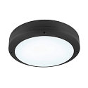 wall and ceiling luminaire OUTDOOR BULKHEAD V 360 CCT Switch, impact resistant, switchable IP65, black, lacquered 