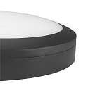 wall and ceiling luminaire OUTDOOR BULKHEAD V 360 CCT Switch, impact resistant, switchable IP65, black, lacquered 