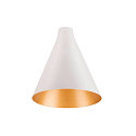 lamp shade LALU� CONE 15 MIX&MATCH, gold, white