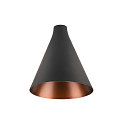 lamp shade LALU� CONE 15 MIX&MATCH, bronze, black