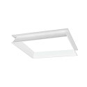 mounting frame PANEL 595 P / 600 V recessed, white, lacquered