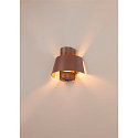 SLV outdoor wall luminaire PHOTONI half round, conical E27 IP65, black matt dimmable