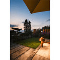 SLV outdoor floor lamp PHOTONI 45 impact resistant, conical E27 IP65, rust dimmable