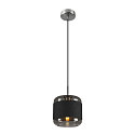 SLV pendant luminaire PANTILO ROPE 20 E27 IP20, silver dimmable
