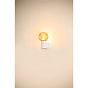 SLV wall luminaire VARYT round E14 IP44, white