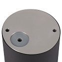 SLV ceiling luminaire VARYT round E14 IP44, black