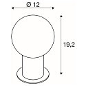 SLV table lamp VARYT E14 IP20, chrome