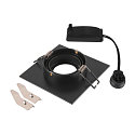SLV ceiling recessed luminaire NEW TRIA� 75 XL square GU10 IP20, black