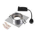 SLV ceiling recessed luminaire NEW TRIA� 75 XL square GU10 IP20, aluminium