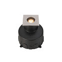 SLV floor recessed luminaire DASAR� S square, swivelling, passable, switchable IP67, stainless steel 