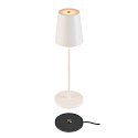 battery table lamp VINOLINA TWO IP65, white dimmable