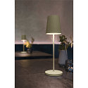 SLV battery table lamp VINOLINA TWO IP65, lime green dimmable