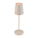 SLV battery table lamp VINOLINA TWO 3-CCT 3-fold, CCT Switch, with touch dimmer, conical, with charging station IP65