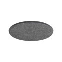 felt plate ONE 80 / ONE CUBE - ACOUSTICS INLAY round, mechanical, grey