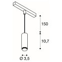 SLV pendant luminaire LALU� MIX&MATCH IP20, white dimmable