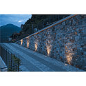 SLV floor recessed luminaire DASAR� M round, swivelling, DALI controllable, passable IP67, stainless steel dimmable