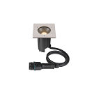 floor recessed luminaire DASAR� M square, swivelling, DALI controllable, passable IP67, stainless steel dimmable