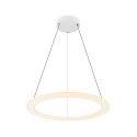 pendant luminaire ONE FLAT PD SINGLE PHASE CCT Switch, ring shape IP20, white matt dimmable