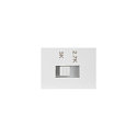 SLV outdoor wall luminaire D-RING M PHASE IP65, black dimmable