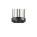 SLV 1-phase pendant luminaire QUIMERA PHASE cylindrical IP20, black dimmable