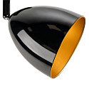SLV 1-phase spot PARA CONE 14 swivelling, rotatable GU10 IP20, black, lacquered dimmable