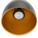 SLV 1-phase spot PARA CONE 14 swivelling, rotatable GU10 IP20, black, lacquered dimmable