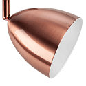 SLV 3-phase spot PARA CONE 14 swivelling, rotatable GU10 IP20, copper, lacquered dimmable