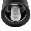 SLV ceiling luminaire VARYT without shade E14 IP44, black dimmable
