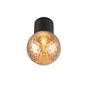SLV ceiling luminaire VARYT without shade E14 IP44, black dimmable