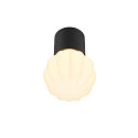 SLV ceiling luminaire VARYT without shade E14 IP44, black dimmable