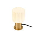 SLV table lamp VARYT round, without shade E14, brass dimmable