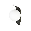 SLV wall luminaire SUN - PHASE round G9 IP20, black dimmable