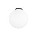 SLV ceiling luminaire SUN 30 round E27 IP20, black dimmable